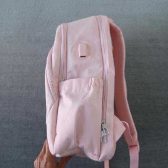 Bagsmart Travel Backpack Womens Pink Bonchemin 15.6 inch Laptop Bookbag Pockets - Picture 5 of 9